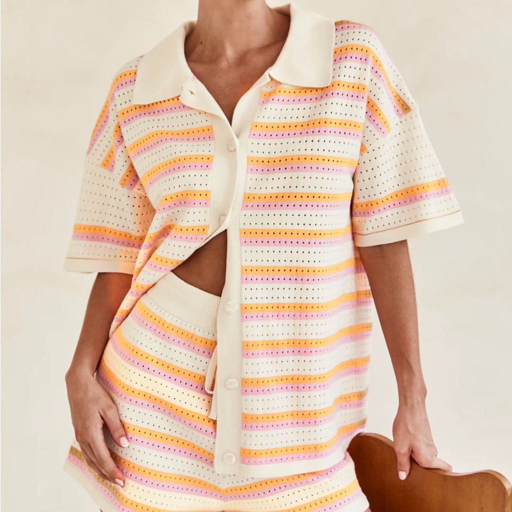 Runway Scout Harmony Knit top in Cream